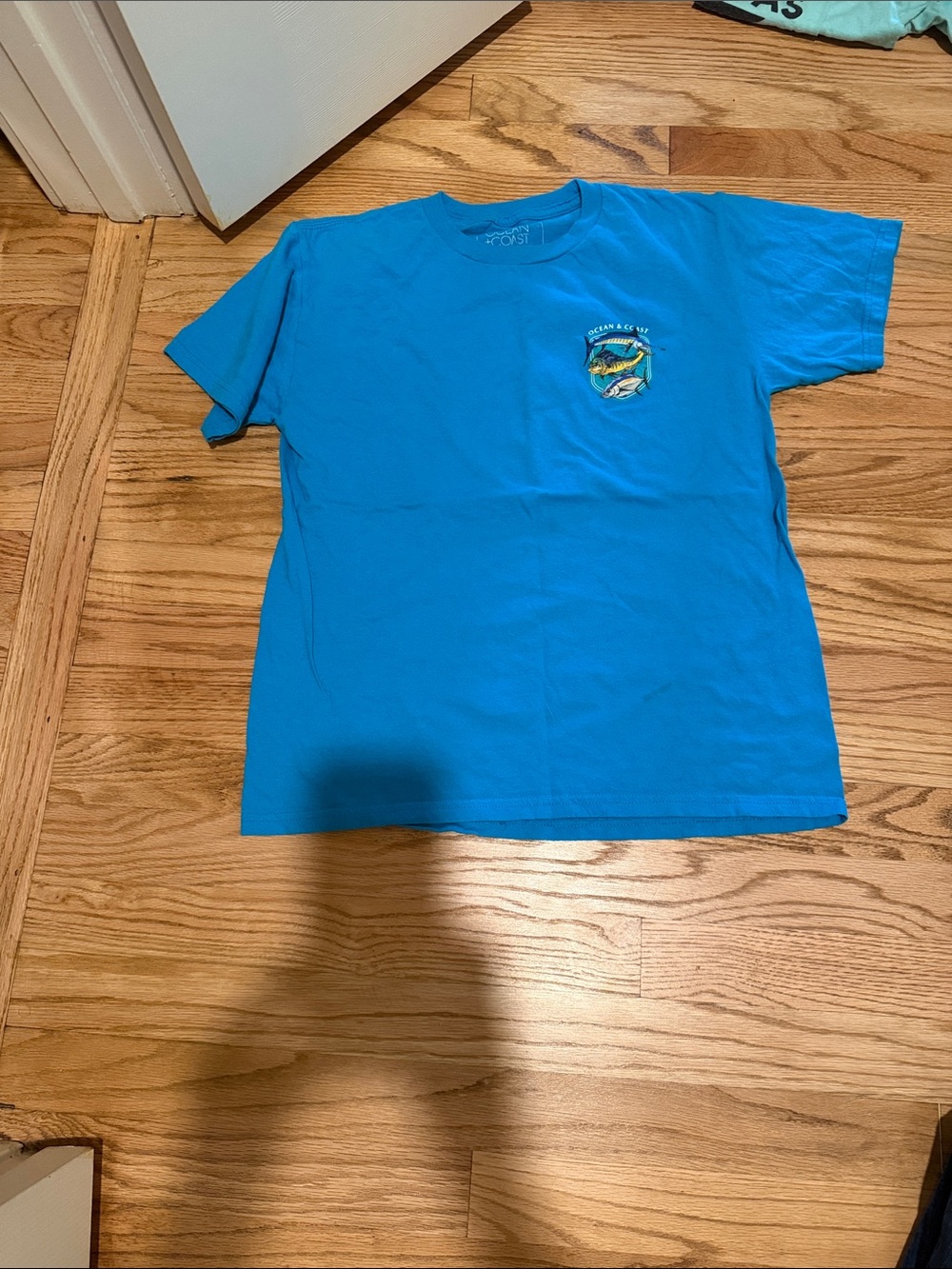 Youth Bright Blue Short-Sleeve Graphic Tee - Casual Crewneck